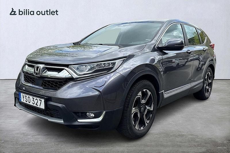 Ljusgrå (grå) Begagnad 2018 Honda CR-V Elegance SUV | 209 900 kr (Bra pris) - Bild 1/4