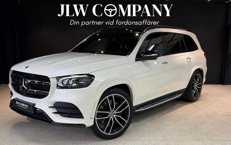 Vit Begagnad 2020 Mercedes GLS400 AMG SUV | 779 000 kr (Marknadspris) - Bild 1/4