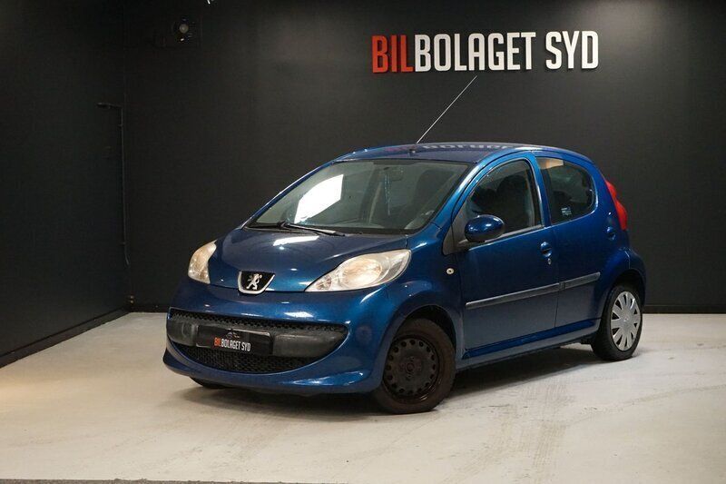 Mörkblå Begagnad 2008 Peugeot 107 Halvkombi | 34 800 kr (Marknadspris) - Bild 1/1