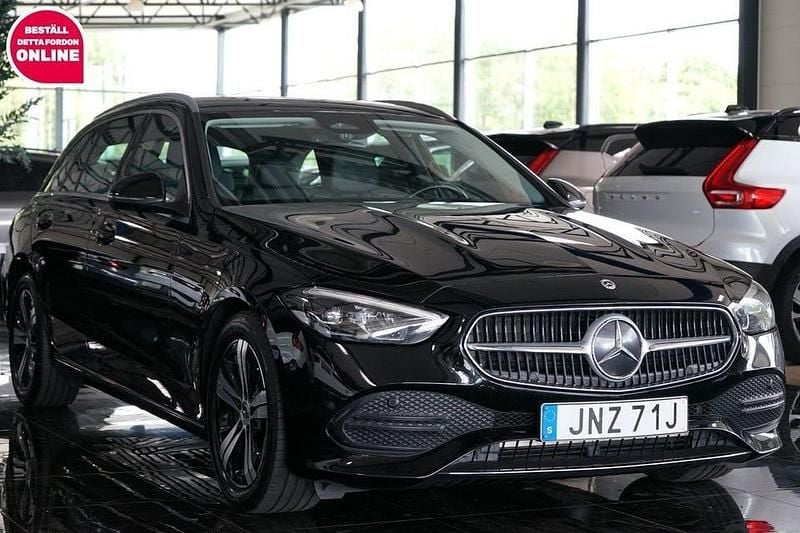 Begagnad Mercedes C220 Avantgarde 200 HK (147 kW) 2022 Svart Kombi