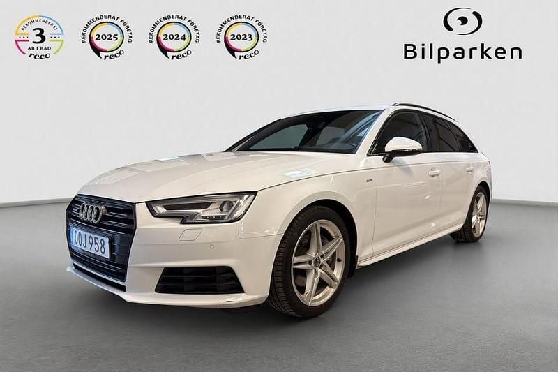 Begagnad Audi A4 S-Line 190 HK (139 kW) 2016 Vit Kombi