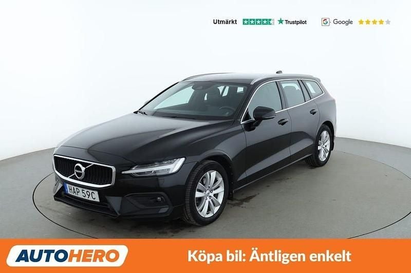 Svart Begagnad 2021 Volvo V60 Momentum Kombi | 268 000 kr (Bra pris) - Bild 1/4