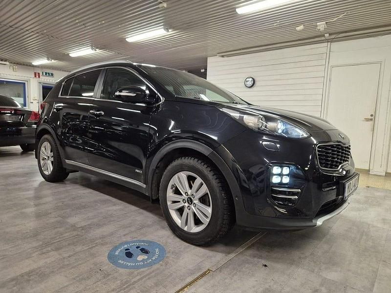 Begagnad Kia Sportage GT-Line 185 HK (136 kW) 2015 Svart SUV