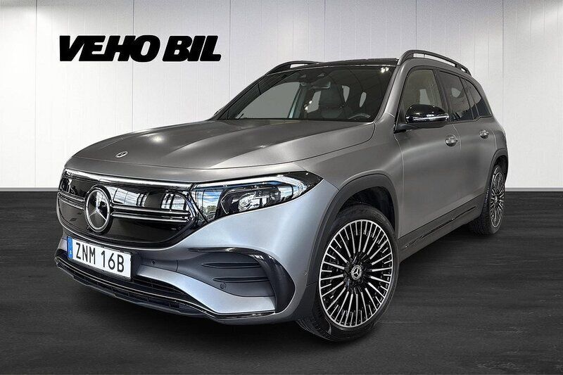Grå (manufaktur bergsgrå magno ) Begagnad 2023 Mercedes EQB350 AMG SUV | 449 000 kr - Bild 1/4