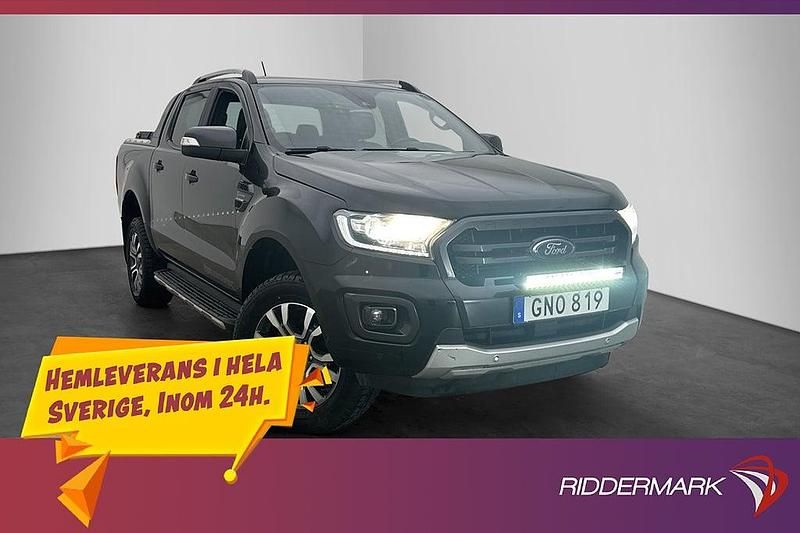 Svart Begagnad 2019 Ford Ranger Pickup | 274 900 kr - Bild 1/3