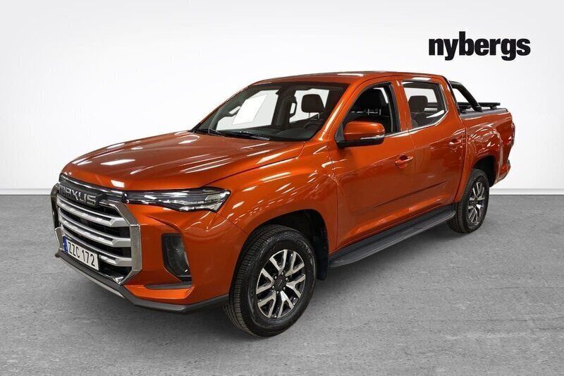 Orange Begagnad 2022 Maxus e-T90 Pickup | 379 000 kr (Marknadspris) - Bild 1/4