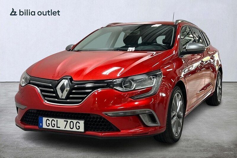 Röd Begagnad 2019 Renault Mégane GrandTour GT Kombi | 144 900 kr - Bild 1/3