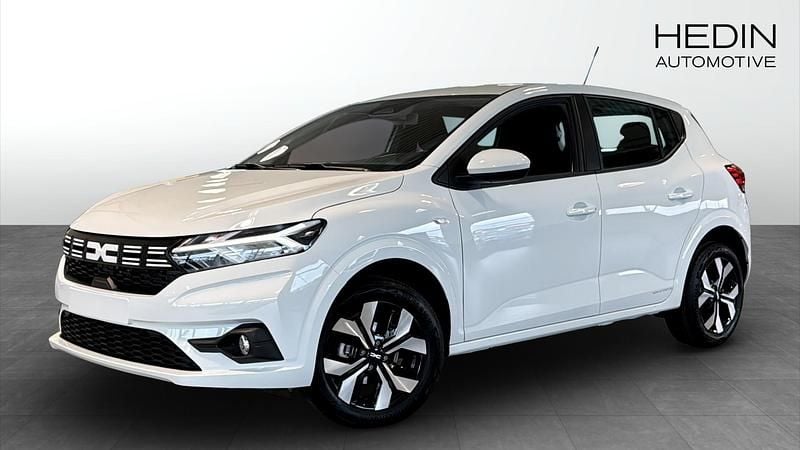 Snövit Ny 2025 Dacia Sandero Expression Halvkombi | 219 900 kr (Marknadspris) - Bild 1/4