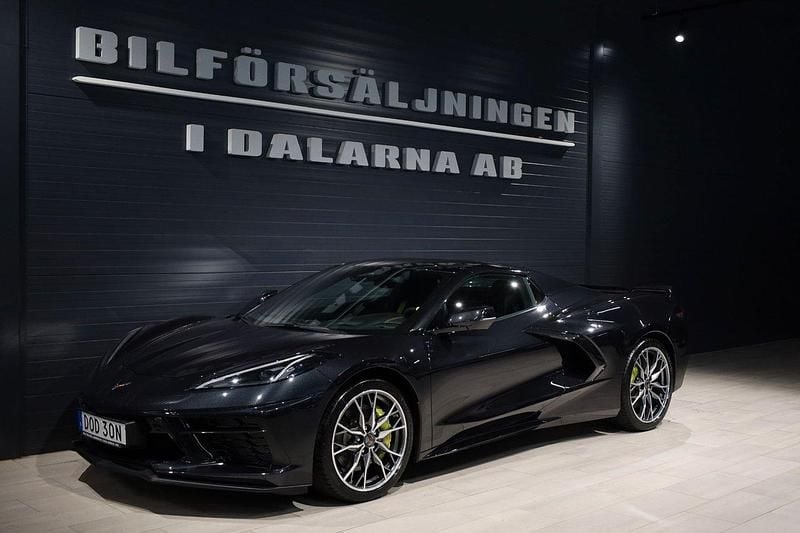 Svart (carbon flash metallic) Ny 2024 Chevrolet Corvette Cab | 1 499 000 kr (Lite dyr) - Bild 1/4