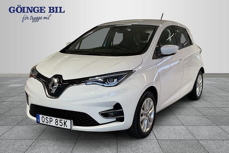 Vit Begagnad 2021 Renault Zoe Zen Halvkombi | 179 000 kr (Marknadspris) - Bild 1/3