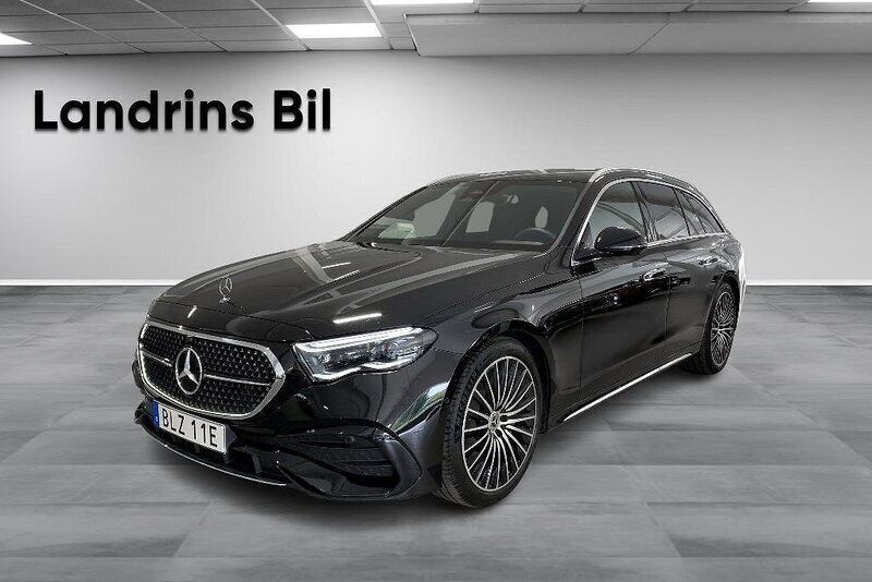 Svart Begagnad 2023 Mercedes E300 AMG line Kombi | 679 900 kr - Bild 1/4