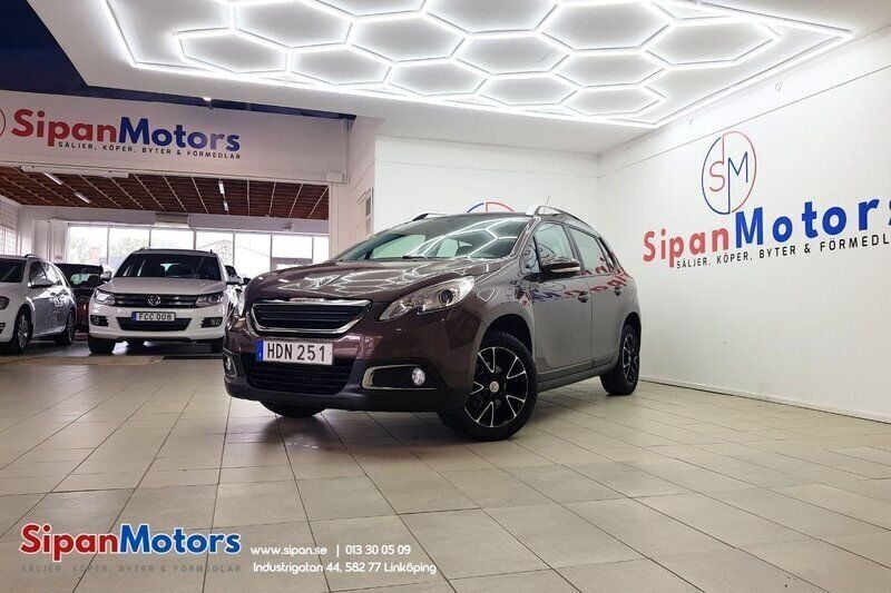 Brun Begagnad 2015 Peugeot 2008 SUV | 89 000 kr (Marknadspris) - Bild 1/4