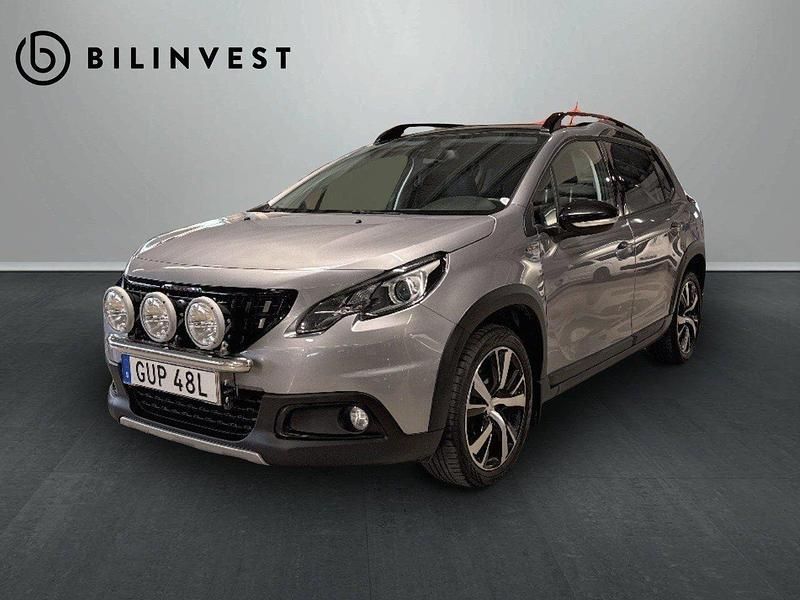 Ljusgrå Begagnad 2019 Peugeot 2008 GT-line SUV | 122 900 kr (Superpris) - Bild 1/4