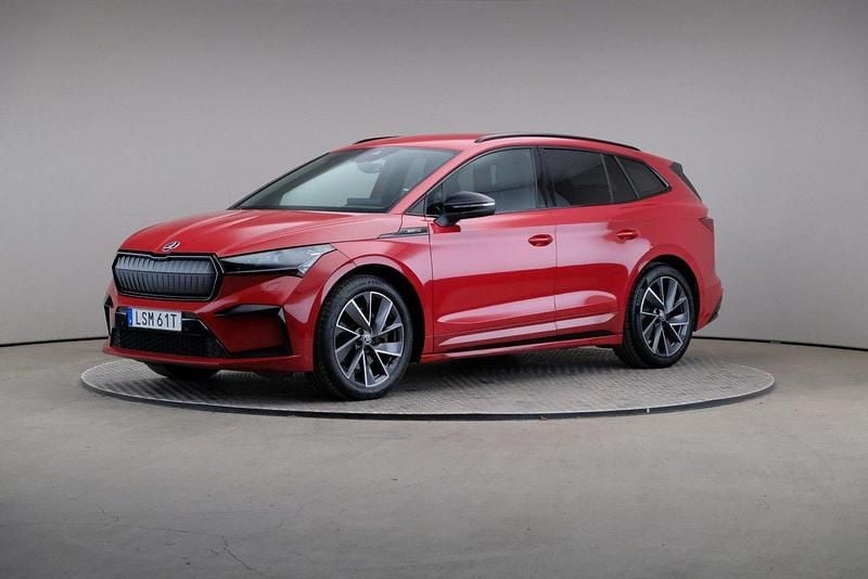 Röd Begagnad 2022 Skoda Enyaq iV SportLine SUV | 355 000 kr (Bra pris) - Bild 1/4