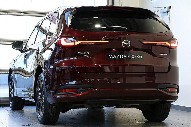Ny Mazda CX-80 192 HK (141 kW) 2025 Röd SUV