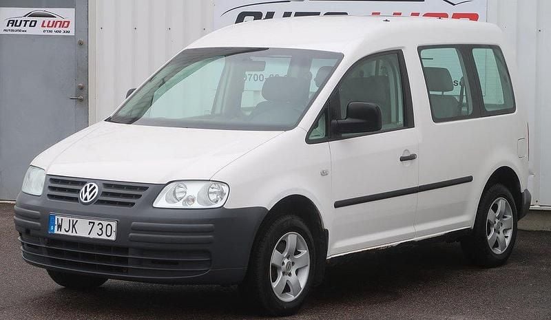 Vit Begagnad 2004 VW Caddy Minibuss | 39 900 kr (Dyr) - Bild 1/4