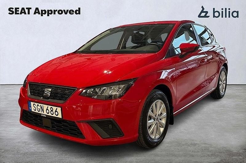 Röd Begagnad 2022 Seat Ibiza Style Halvkombi | 189 900 kr (Marknadspris) - Bild 1/4