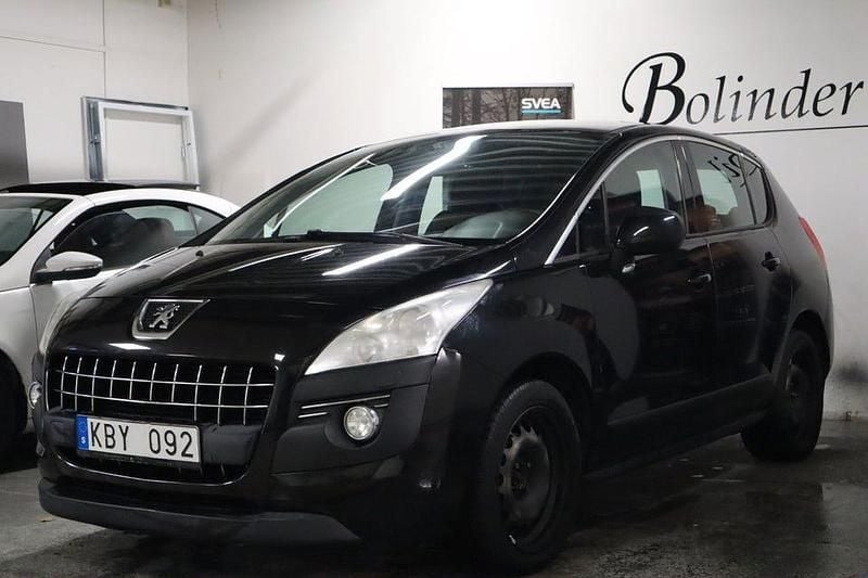 Begagnad Peugeot 3008 120 HK (88 kW) 2009 Svart Kombi