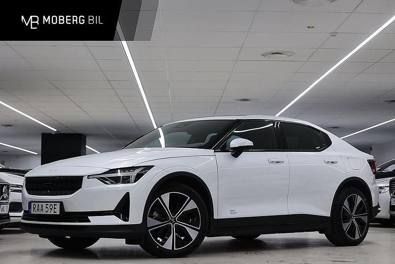 Vit Begagnad 2022 Polestar 2 Plus Halvkombi | 369 900 kr (Marknadspris) - Bild 1/2