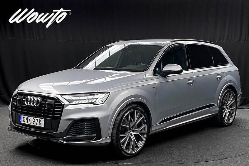 Silver Begagnad 2020 Audi Q7 S-Line SUV | 549 800 kr (Bra pris) - Bild 1/3