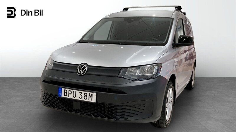 Silver (reflexsilver metallic) Begagnad 2023 VW Caddy Minibuss | 299 875 kr (Superpris) - Bild 1/4