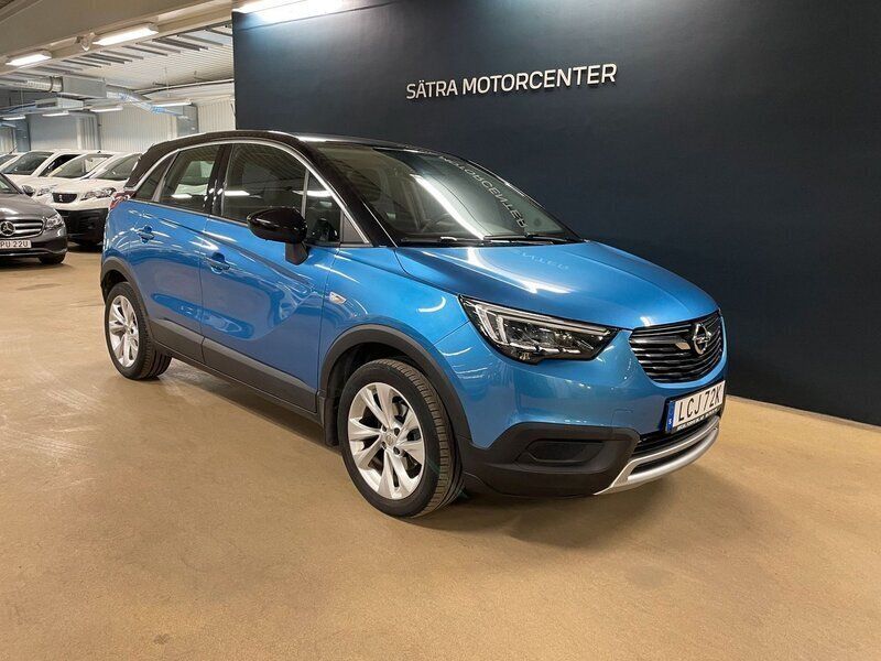 Blå Begagnad 2019 Opel Crossland X Dynamic SUV | 184 900 kr (Marknadspris) - Bild 1/4