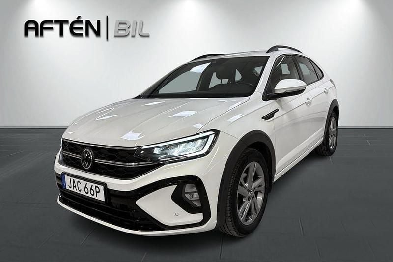 Vit Begagnad 2022 VW Taigo R-line SUV | 229 800 kr (Marknadspris) - Bild 1/3