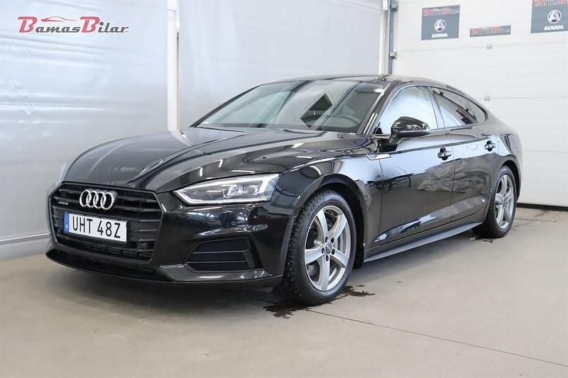 Begagnad Audi A5 Sportback Proline 245 HK (180 kW) 2019 Svart Halvkombi