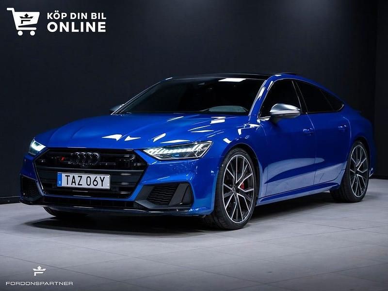 Blå metallic Begagnad 2022 Audi S7 S-Line Halvkombi | 789 900 kr - Bild 1/4