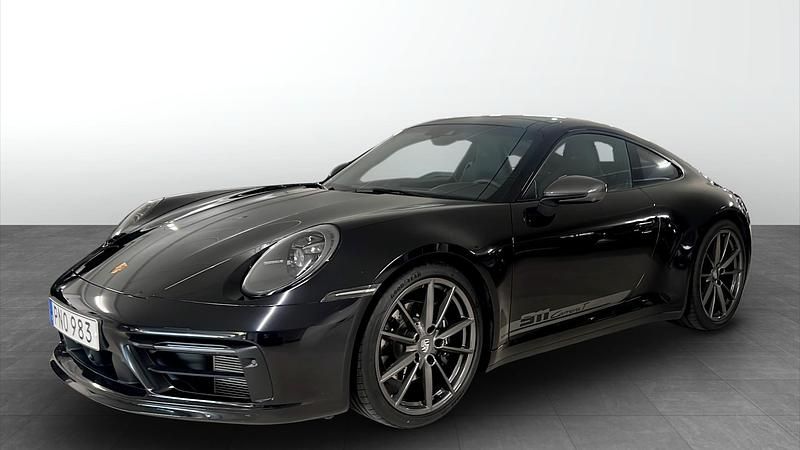 Svart (black) Begagnad 2023 Porsche 911 Carrera T Sportkupé | 1 499 000 kr - Bild 1/4