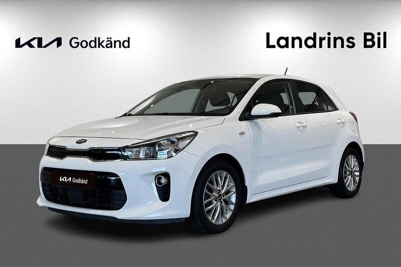 Vit Begagnad 2019 Kia Rio Advance Halvkombi | 129 000 kr (Marknadspris) - Bild 1/4