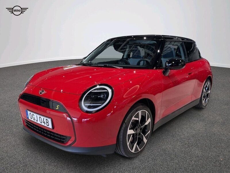 Röd Ny 2024 Mini Cooper SE Halvkombi | 414 900 kr - Bild 1/4