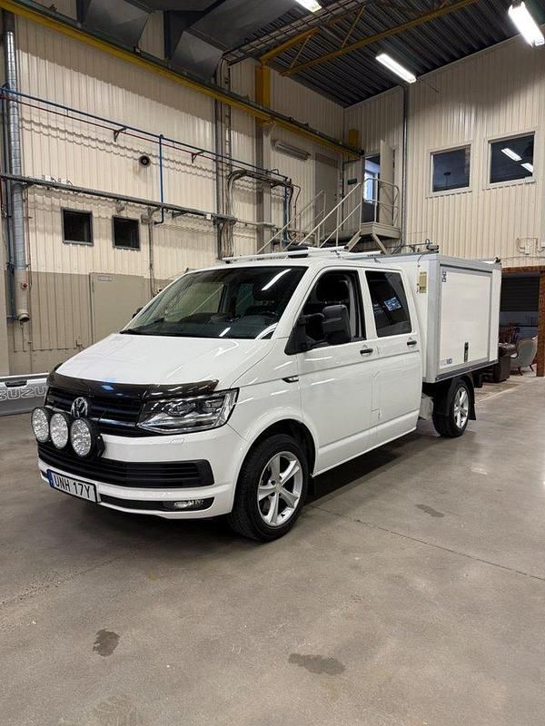 Vit Begagnad 2019 VW T6.1 Van | 379 000 kr (Marknadspris) - Bild 1/4