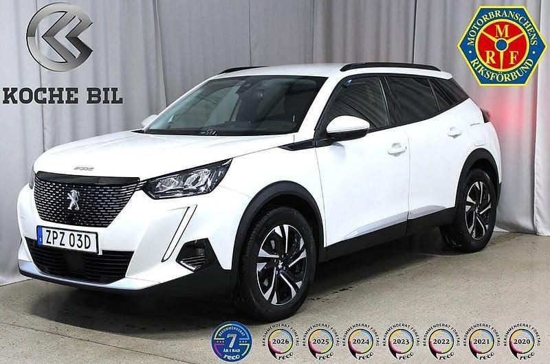 Begagnad Peugeot 2008 S 131 HK (96 kW) 2021 Pärlemovit SUV