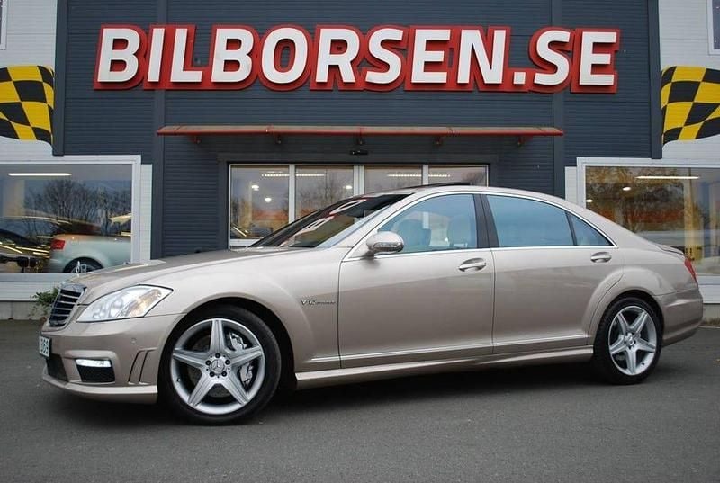 Begagnad Mercedes S600L Exclusive 517 HK (380 kW) 2006 Gul Sedan