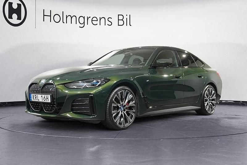 Begagnad BMW i4 M Sport 250 kW (340 HK) 2023 Grön Sedan