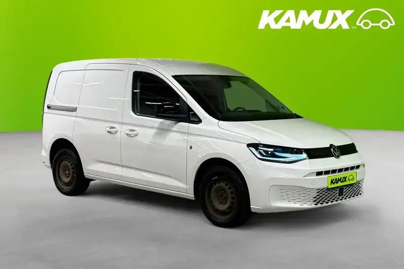 Vit Begagnad 2021 VW Caddy Minibuss | 214 800 kr (Superpris) - Bild 1/4