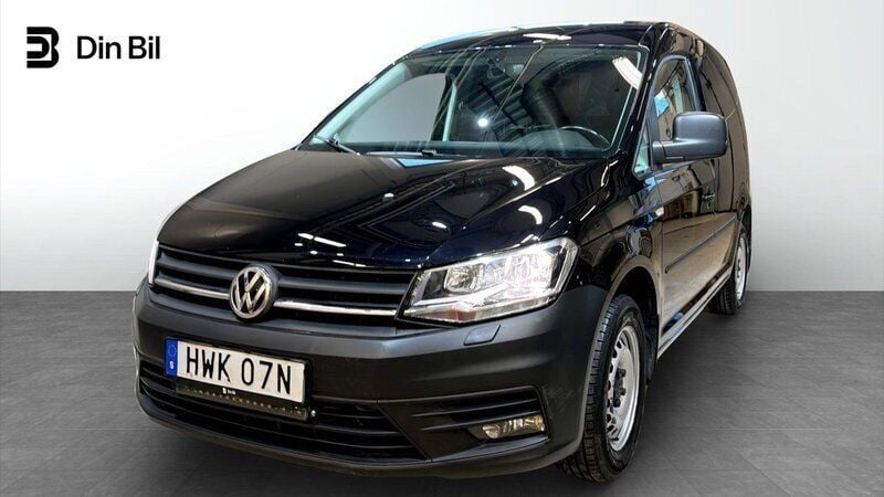 Svart Begagnad 2020 VW Caddy Minibuss | 174 900 kr (Marknadspris) - Bild 1/4