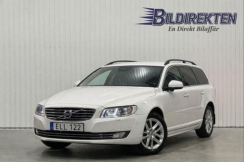 Vit Begagnad 2014 Volvo V70 Momentum Kombi | 159 900 kr (Lite dyr) - Bild 1/4