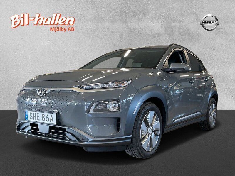 Grå Begagnad 2020 Hyundai Kona Premium SUV | 188 000 kr (Bra pris) - Bild 1/4