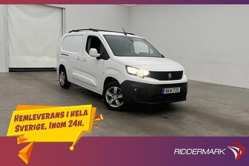 Vit Begagnad 2019 Peugeot Partner Van | 159 800 kr (Marknadspris) - Bild 1/3