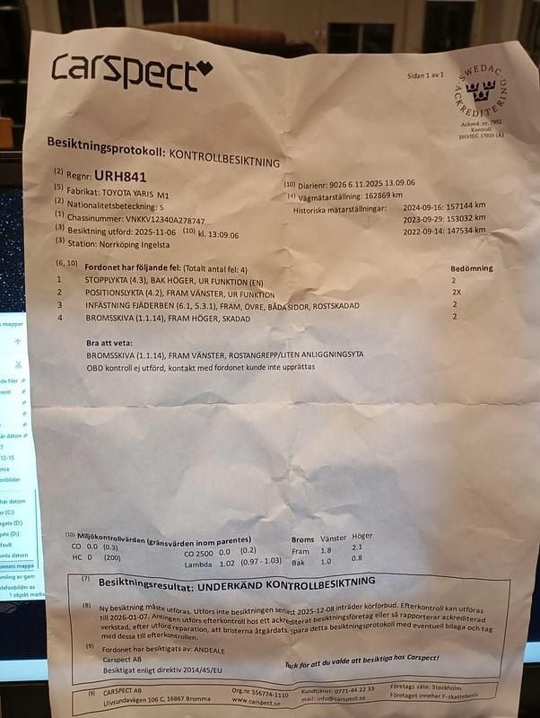 Begagnad 2004 Toyota Yaris Halvkombi | 12 000 kr (Superpris) - Bild 1/4