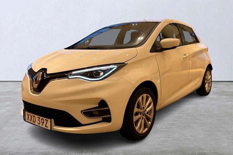 Vit Begagnad 2021 Renault Zoe Zen Halvkombi | 145 000 kr (Bra pris) - Bild 1/4