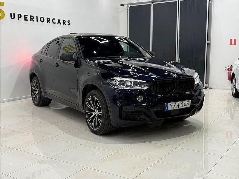Begagnad BMW X6 M Sport 306 HK (225 kW) 2018 Mörkblå SUV