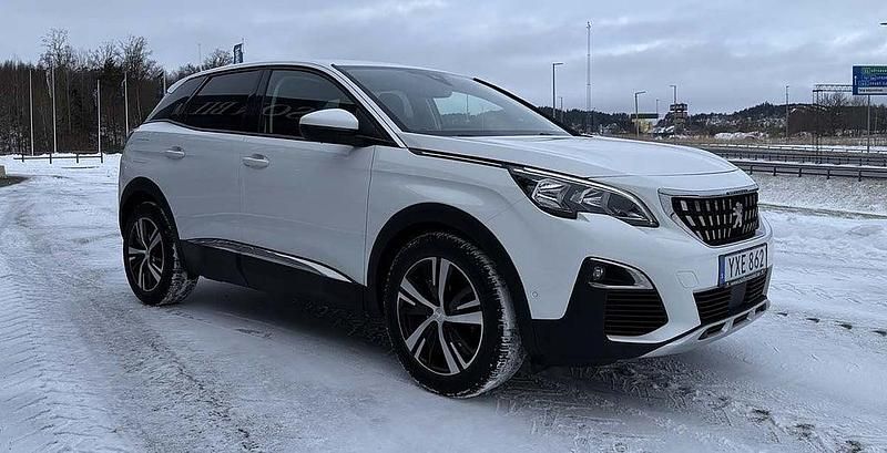 Begagnad Peugeot 3008 Allure 131 HK (96 kW) 2017 Vit SUV