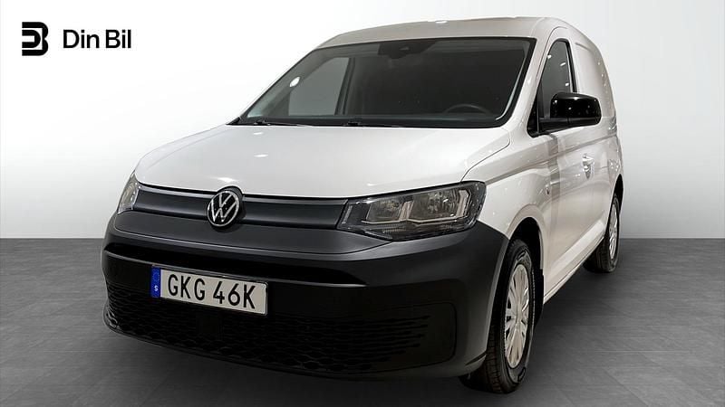 Candyvit Begagnad 2023 VW Caddy Minibuss | 189 900 kr (Bra pris) - Bild 1/4