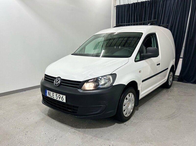 Vit Begagnad 2014 VW Caddy Minibuss | 69 900 kr (Marknadspris) - Bild 1/2