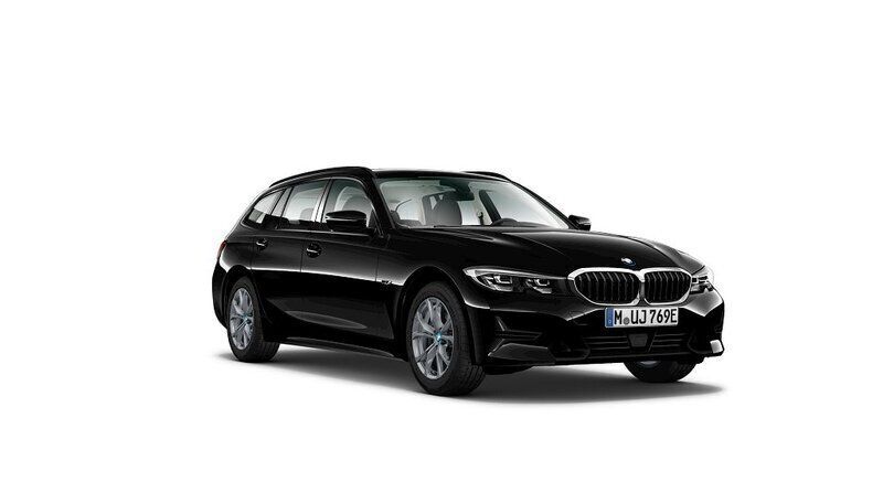 Svart Begagnad 2021 BMW 330e Sport Line Kombi | 334 500 kr (Marknadspris) - Bild 1/4