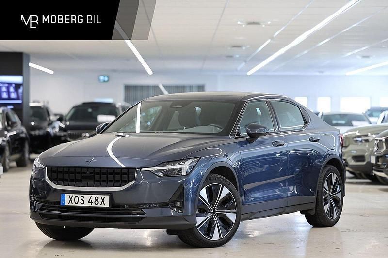 Mörkblå Begagnad 2022 Polestar 2 Pilot Sedan | 379 900 kr (Dyr) - Bild 1/3