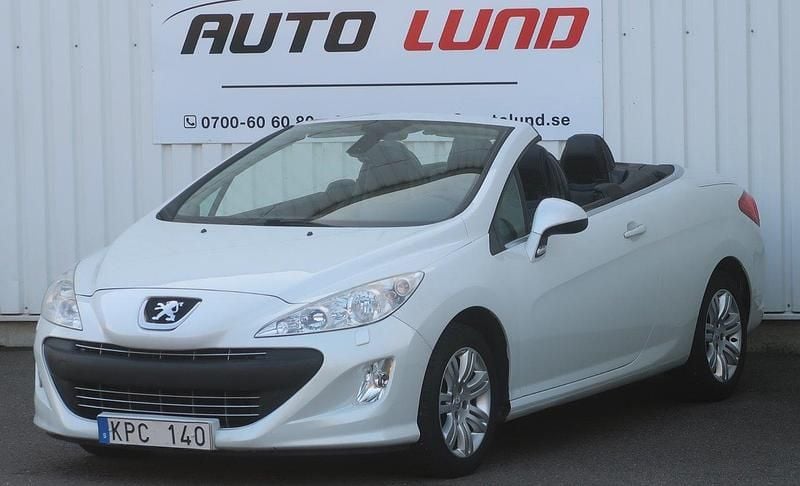 Vit Begagnad 2010 Peugeot 308 CC Cab | 85 000 kr (Lite dyr) - Bild 1/4